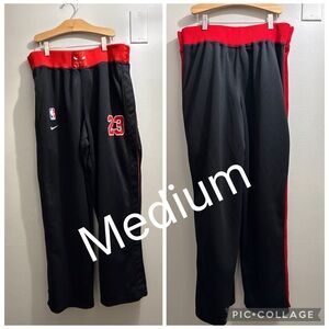 Jordan Black and Red Sweatpants